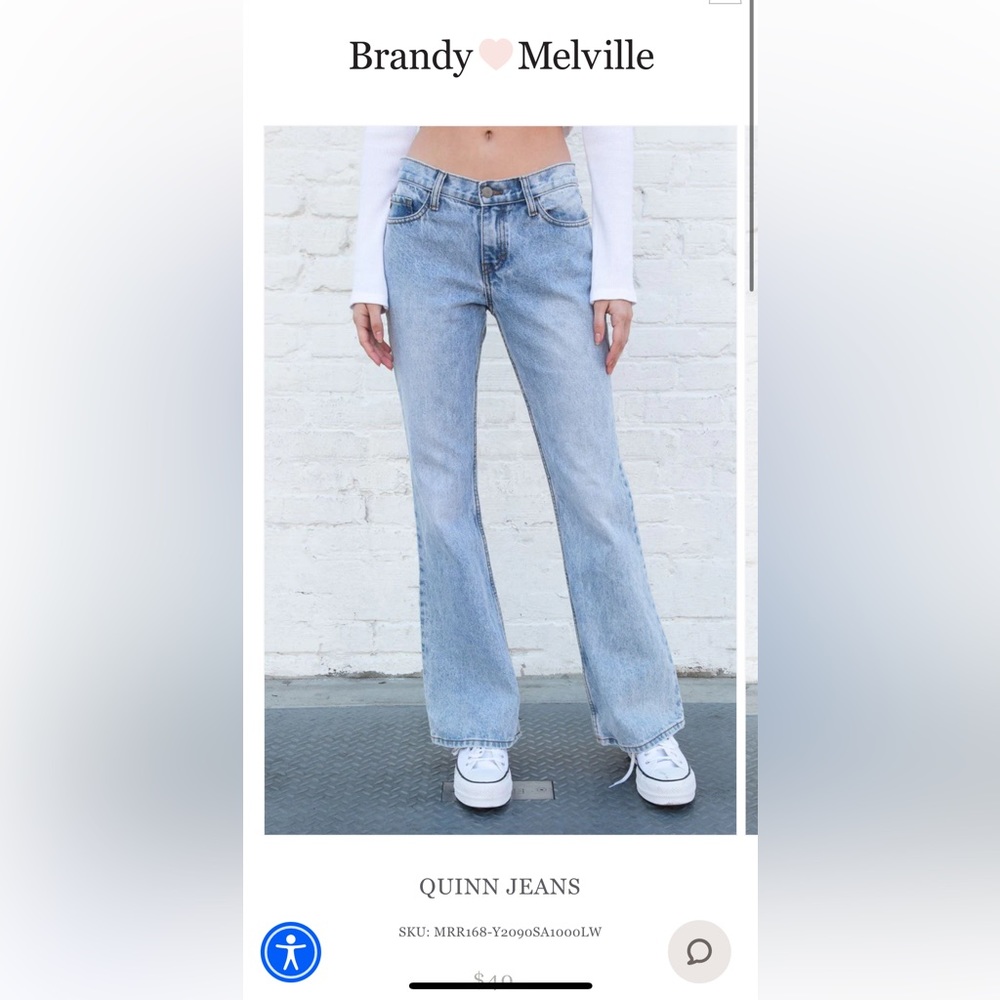 Brandy Melville Quinn Jeans